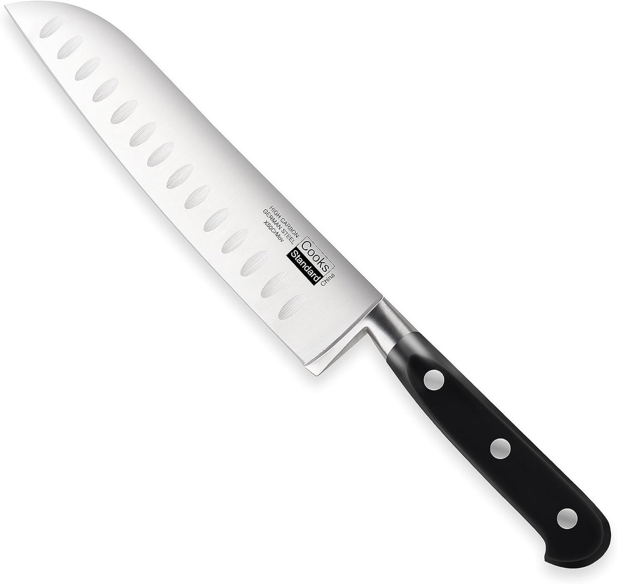 Classic Cutlery, High Carbon Stainless Steel Knives Set, 8" Chef's Knife and 7" Santoku Knife, Ergonomic Handle, 2-Piece