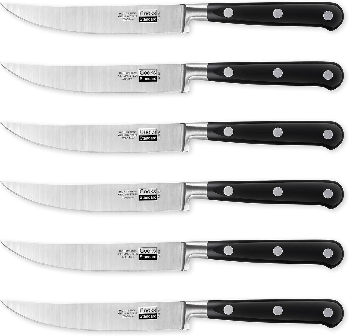 Classic Cutlery, High Carbon Stainless Steel Knives Set, 8" Chef's Knife and 7" Santoku Knife, Ergonomic Handle, 2-Piece