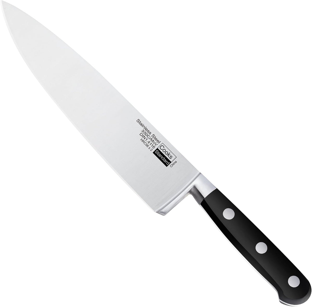 Classic Cutlery, High Carbon Stainless Steel Knives Set, 8" Chef's Knife and 7" Santoku Knife, Ergonomic Handle, 2-Piece