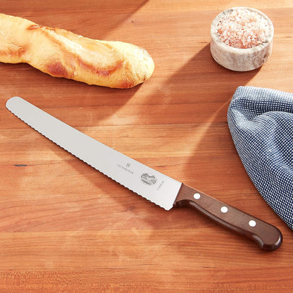 Victorinox Swiss Army 5.2930.26-X2 R.H. Forschner Bread Knife Rosewood 10.25 in