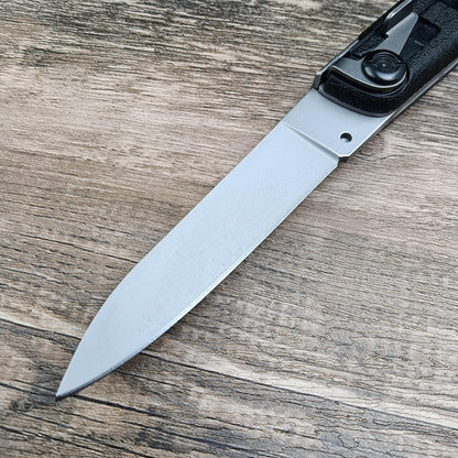 7.7" Assisted Opening Pocket Knife,Small Button Lock EDC Folding Knife for Men Women, Sharp Outdoor Camping Survival Utility Knives Gift