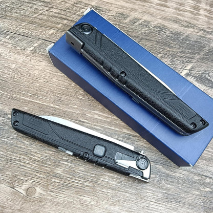 7.7" Assisted Opening Pocket Knife,Small Button Lock EDC Folding Knife for Men Women, Sharp Outdoor Camping Survival Utility Knives Gift