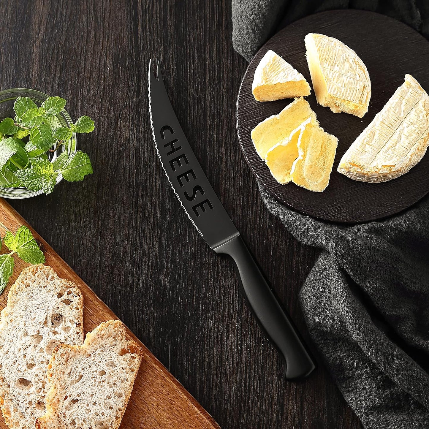 McCook® Knife Sets,German Stainless Steel Knife Block Sets with Built-in Sharpener