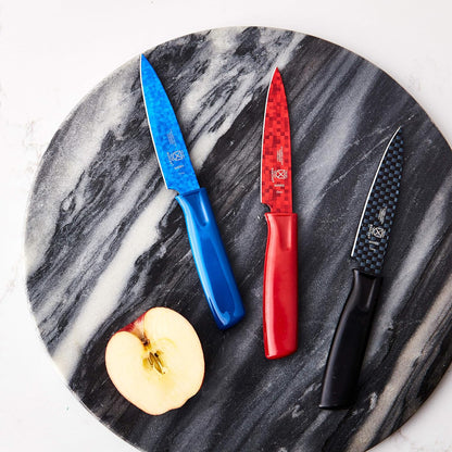 Mercer Culinary 4 Non-Stick Paring Knife, Red