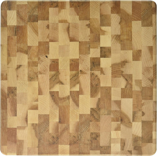 Labell Boards Canadian End Grain Maple Square Butcher Block, 12x12x1'', L12121