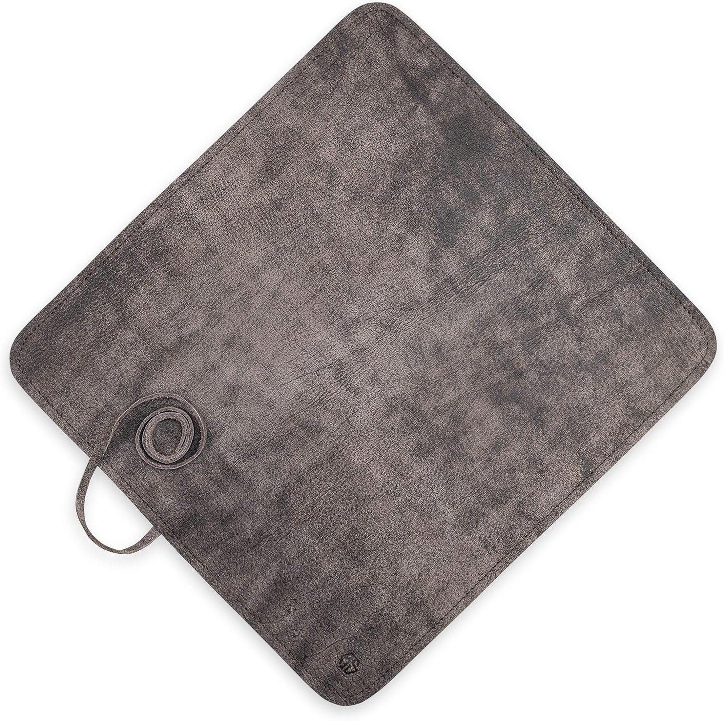 Angus Stoke Knife Bag for Chefs–knife Roll Bag leather 7 slots – Leather Knife Case Noah (brown)