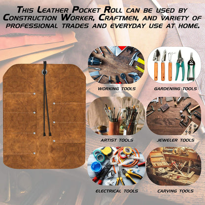 UJ Ramelson Pocket Leather Tool Roll