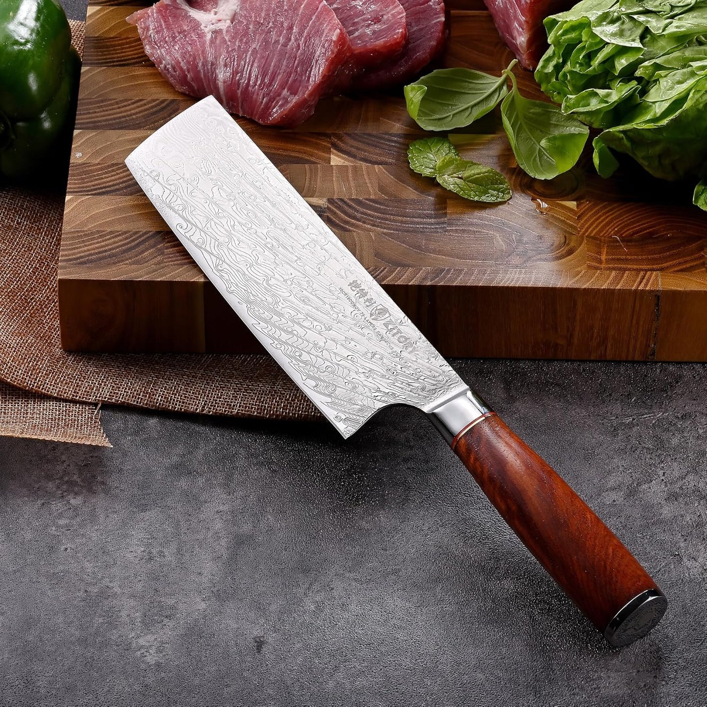 Damascus Paring Knife 3.5”, Peeler for Fruit, 73 Layers Damascus Steel Small fruit Knife with 10Cr15CoMoV Cutting Core, White Shadow Wood Handle, for Home & Restaurant, 2026 Gift