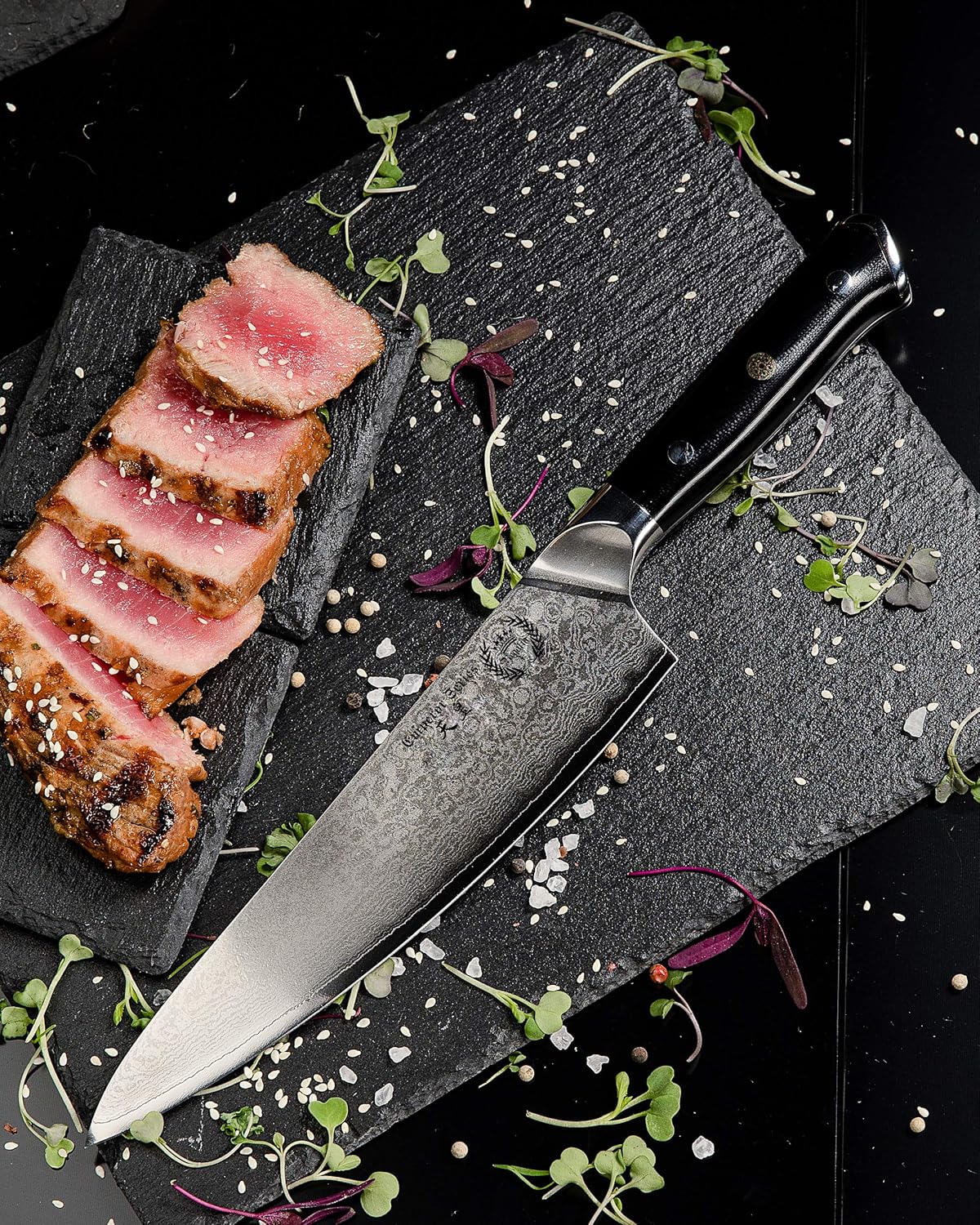 Regalia Paring (Petty) Knife 3.5 inch: Japanese AUS10 Super Steel 67 Layer High Carbon Stainless Damascus Steel Peeling Utility knives