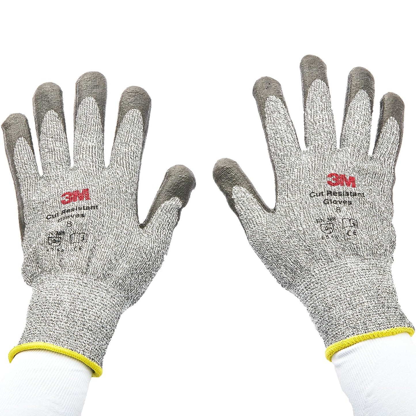 3M Comfort Grip Gloves, Cut Resistant ANSI 3, Size XL, 1 Pair, CGXL-CR, Nitrile Cutting Gloves, Medium-Duty, Washable, Knit-Cuffed, Long Lasting Durability