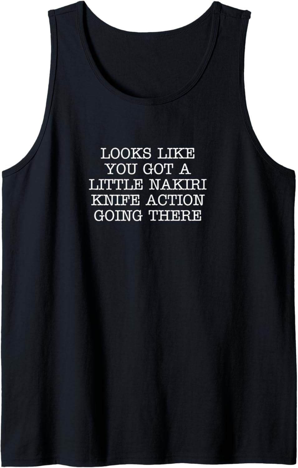 Looks Like You Got A Little Nakiri Knife Action Going There Tank Top