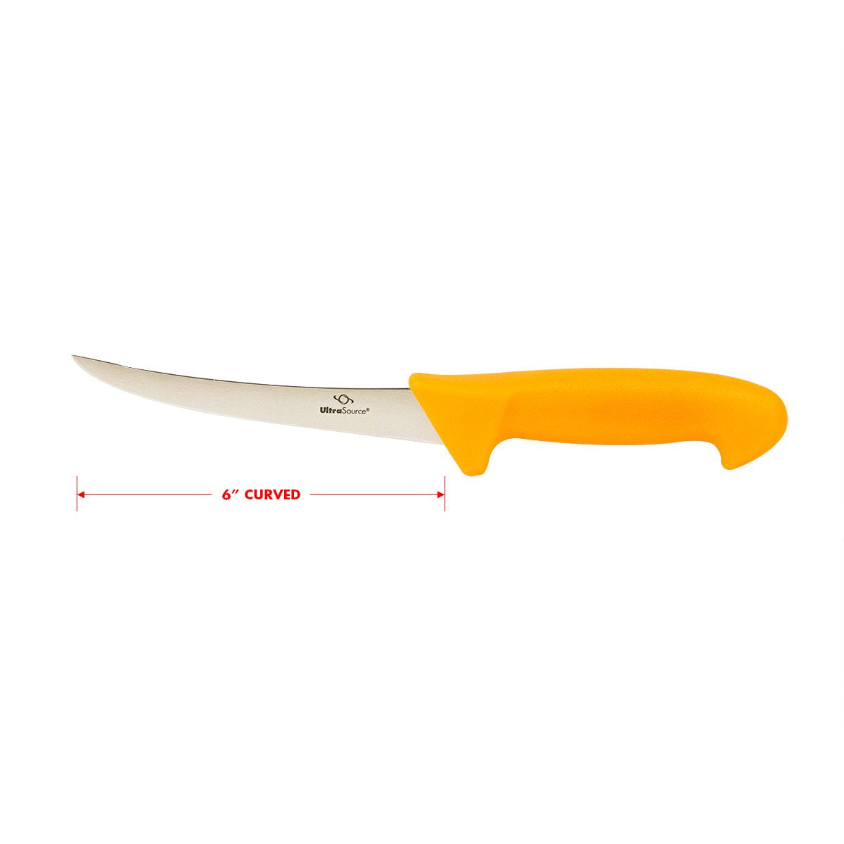Boning Knife, 6" Curved/Flexible Blade, Polypropylene Handle