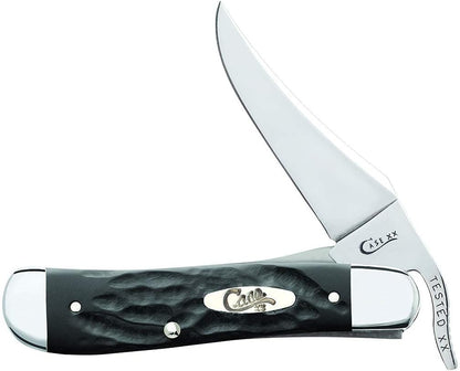 Case WR XX Pocket Knife Amber Jigged Bone Russlock Item #260 - (61953L SS) - Length Closed: 4 1/4 Inches