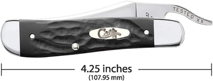 Case WR XX Pocket Knife Amber Jigged Bone Russlock Item #260 - (61953L SS) - Length Closed: 4 1/4 Inches