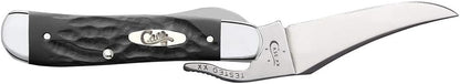 Case WR XX Pocket Knife Amber Jigged Bone Russlock Item #260 - (61953L SS) - Length Closed: 4 1/4 Inches