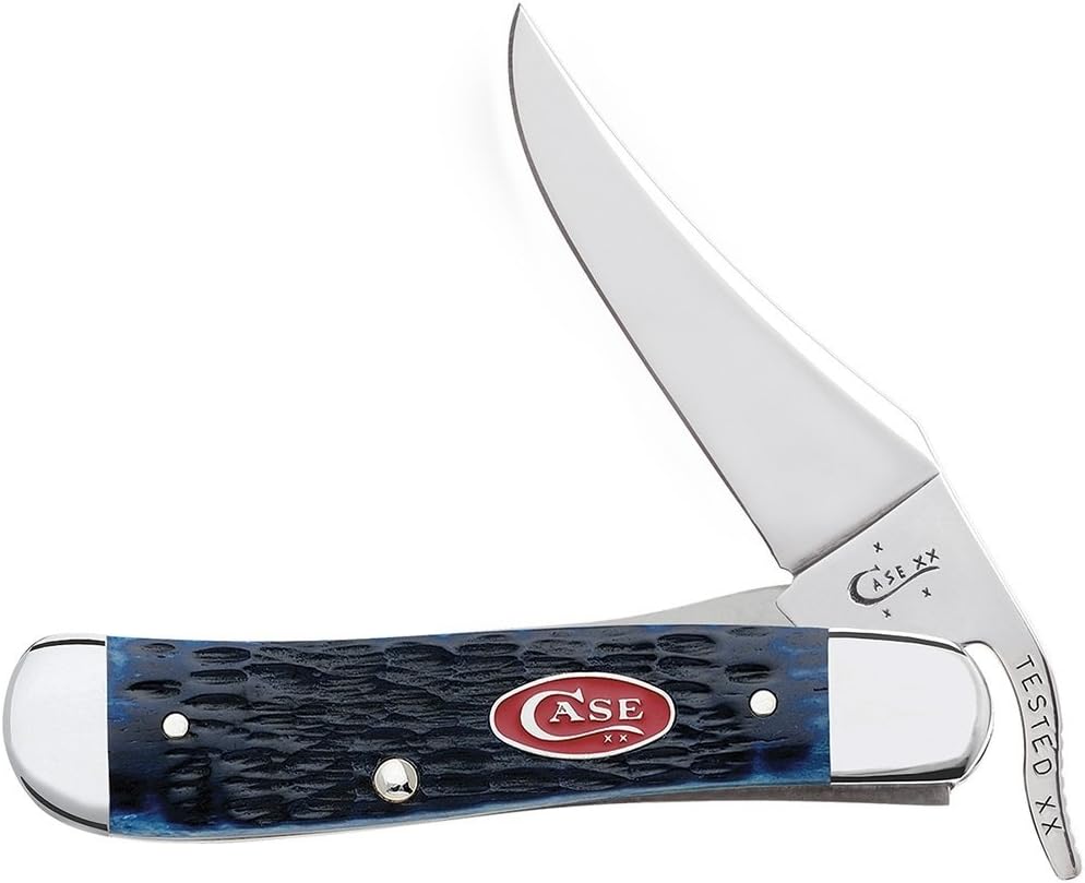Case WR XX Pocket Knife Amber Jigged Bone Russlock Item #260 - (61953L SS) - Length Closed: 4 1/4 Inches