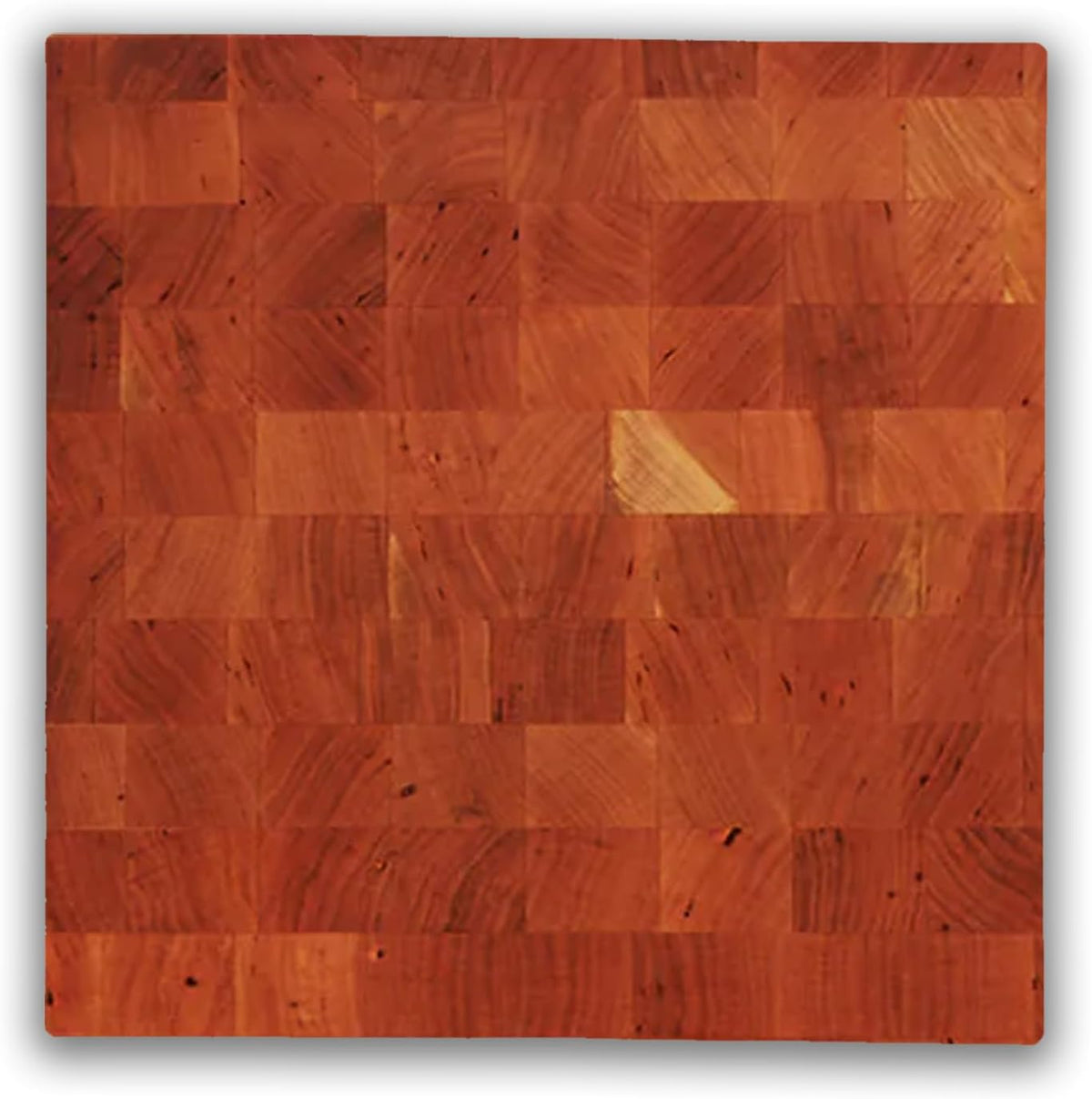CCB Series Square Wooden Maple Cutting Board 12”x12” – 3” Thick, 13-lb Reversible Butcher Block with End-Grain & Finger Grips – Made in the USA