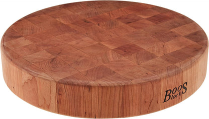 CCB Series Square Wooden Maple Cutting Board 12”x12” – 3” Thick, 13-lb Reversible Butcher Block with End-Grain & Finger Grips – Made in the USA