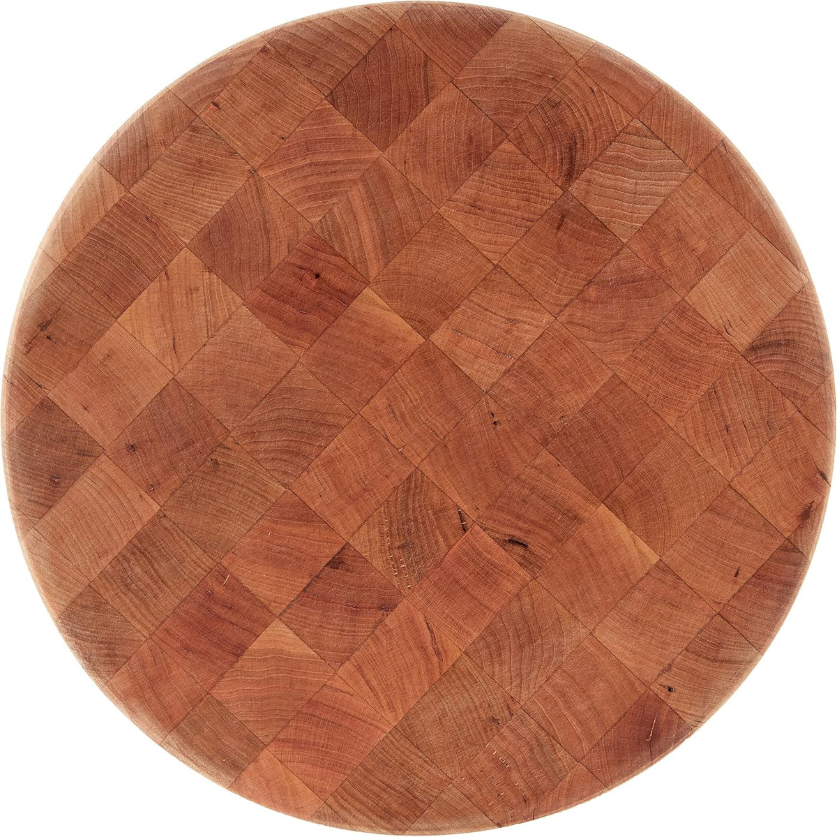 CCB Series Square Wooden Maple Cutting Board 12”x12” – 3” Thick, 13-lb Reversible Butcher Block with End-Grain & Finger Grips – Made in the USA