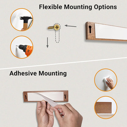 Wooden Magnetic Knife Holder - 8" Magnetic Knife Strips for Wall - knife storage kitchen accessories (8 inch)