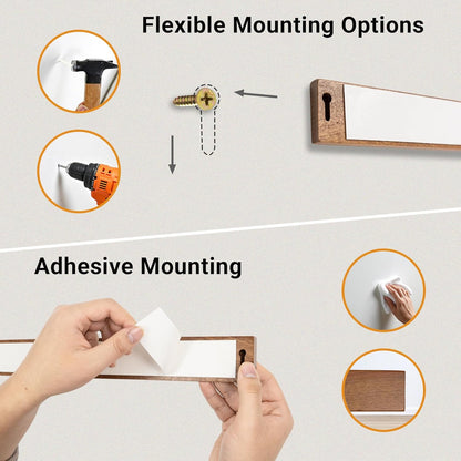 Wooden Magnetic Knife Holder - 8" Magnetic Knife Strips for Wall - knife storage kitchen accessories (8 inch)