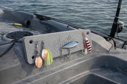 Juju Fishing Magnet | Oversized Magnet for Fishing Magnetic Tackle Storage, Lures, Pliers, Gun Holder | Used on Boats, Filet Table, Trucks (Gray)