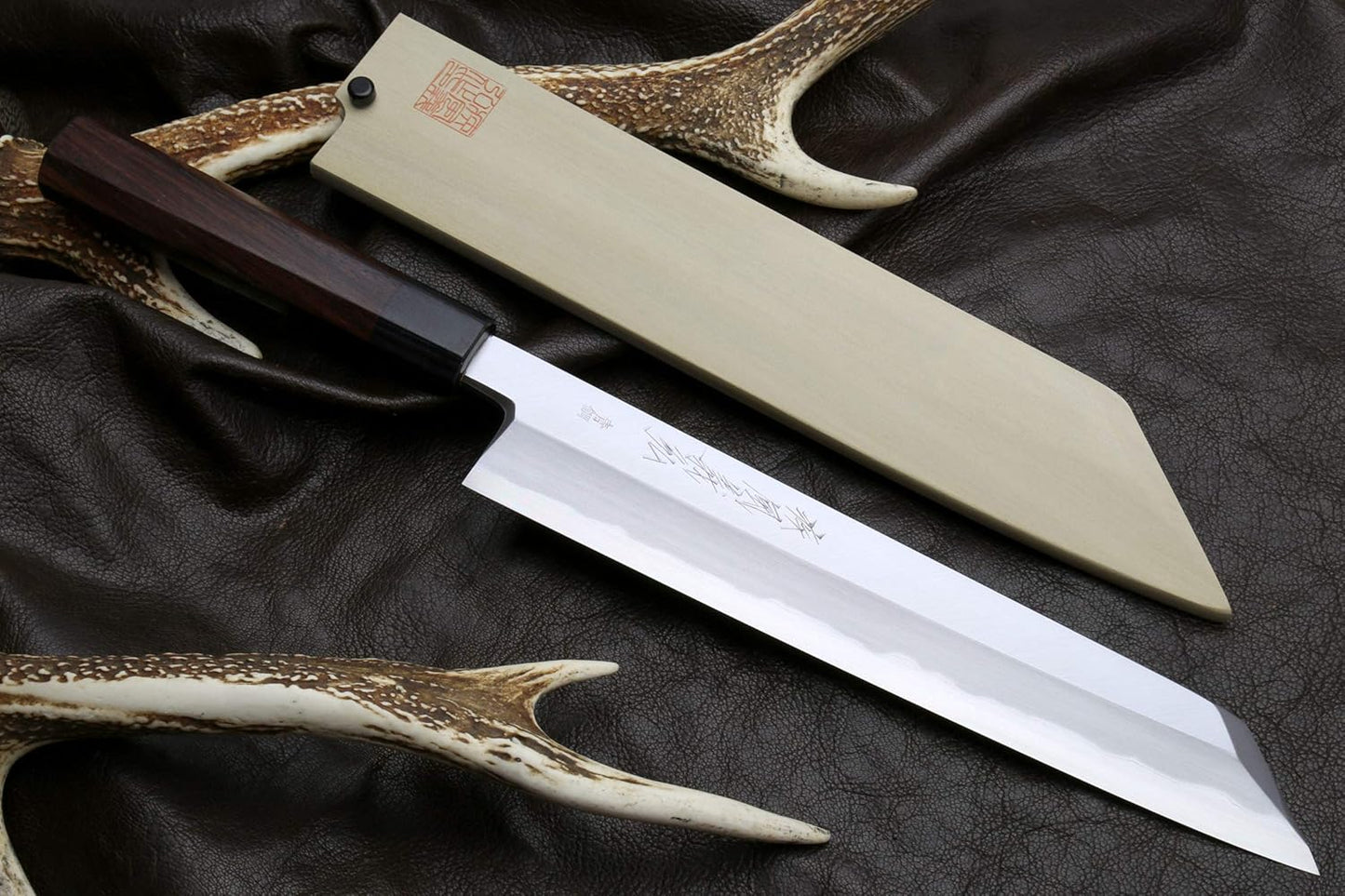 Yoshihiro Hongasumi Blue Steel Kiritsuke Multipurpose Japanese Chef Knife (10.5'' (270mm))