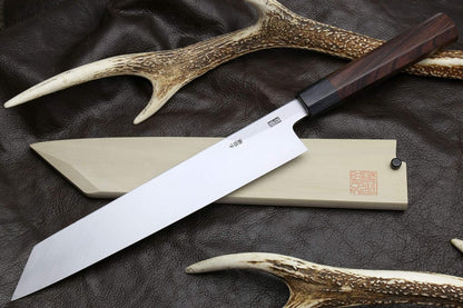 Yoshihiro Hongasumi Blue Steel Kiritsuke Multipurpose Japanese Chef Knife (10.5'' (270mm))