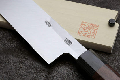 Yoshihiro Hongasumi Blue Steel Kiritsuke Multipurpose Japanese Chef Knife (10.5'' (270mm))