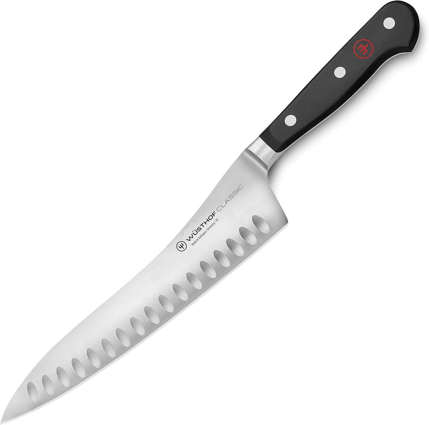 Wusthof Classic 8" Hollow Edge Wunder Knife - Offset Carving/Slicing Knife