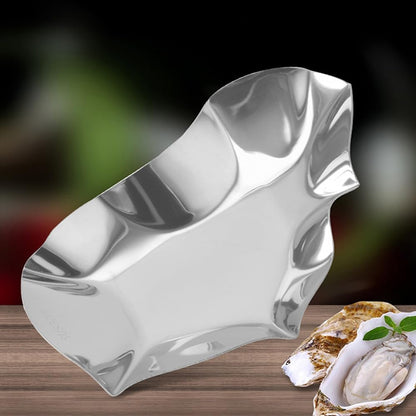 Stainless Steel Grillable Oyster Shells, Pack of 24 | Reusable, For Baked Grilled Shells, Metal Oyster Dish, For Seafood Cooking Oysters, Shrimp, Scallops, Clams