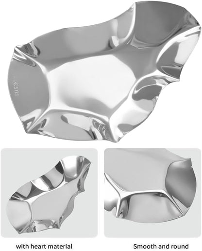Stainless Steel Grillable Oyster Shells, Pack of 24 | Reusable, For Baked Grilled Shells, Metal Oyster Dish, For Seafood Cooking Oysters, Shrimp, Scallops, Clams