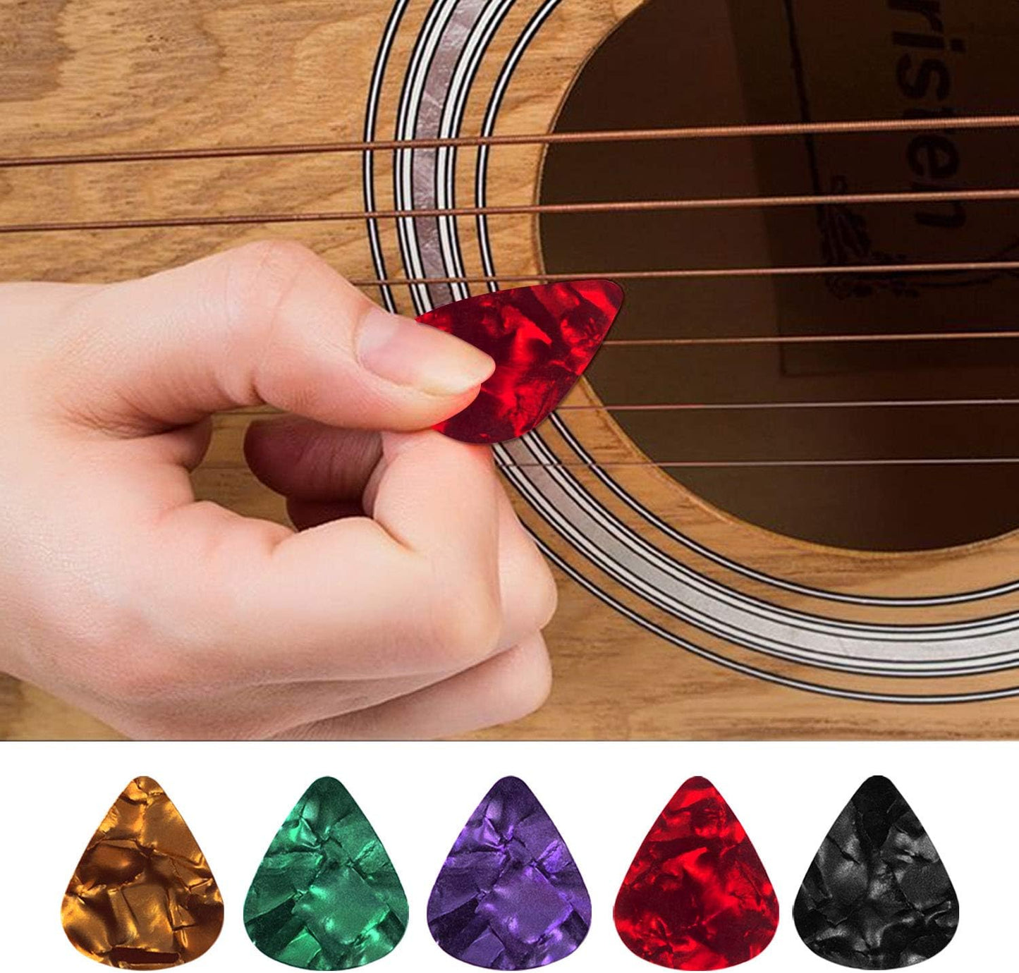 35Pcs Silicone Guitar Finger Protector, Guards Fingertip Protectors Fingertip Protection Covers Caps for Stringed Instruments, Sewing and Embroidery (5 Sizes)