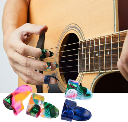 35Pcs Silicone Guitar Finger Protector, Guards Fingertip Protectors Fingertip Protection Covers Caps for Stringed Instruments, Sewing and Embroidery (5 Sizes)