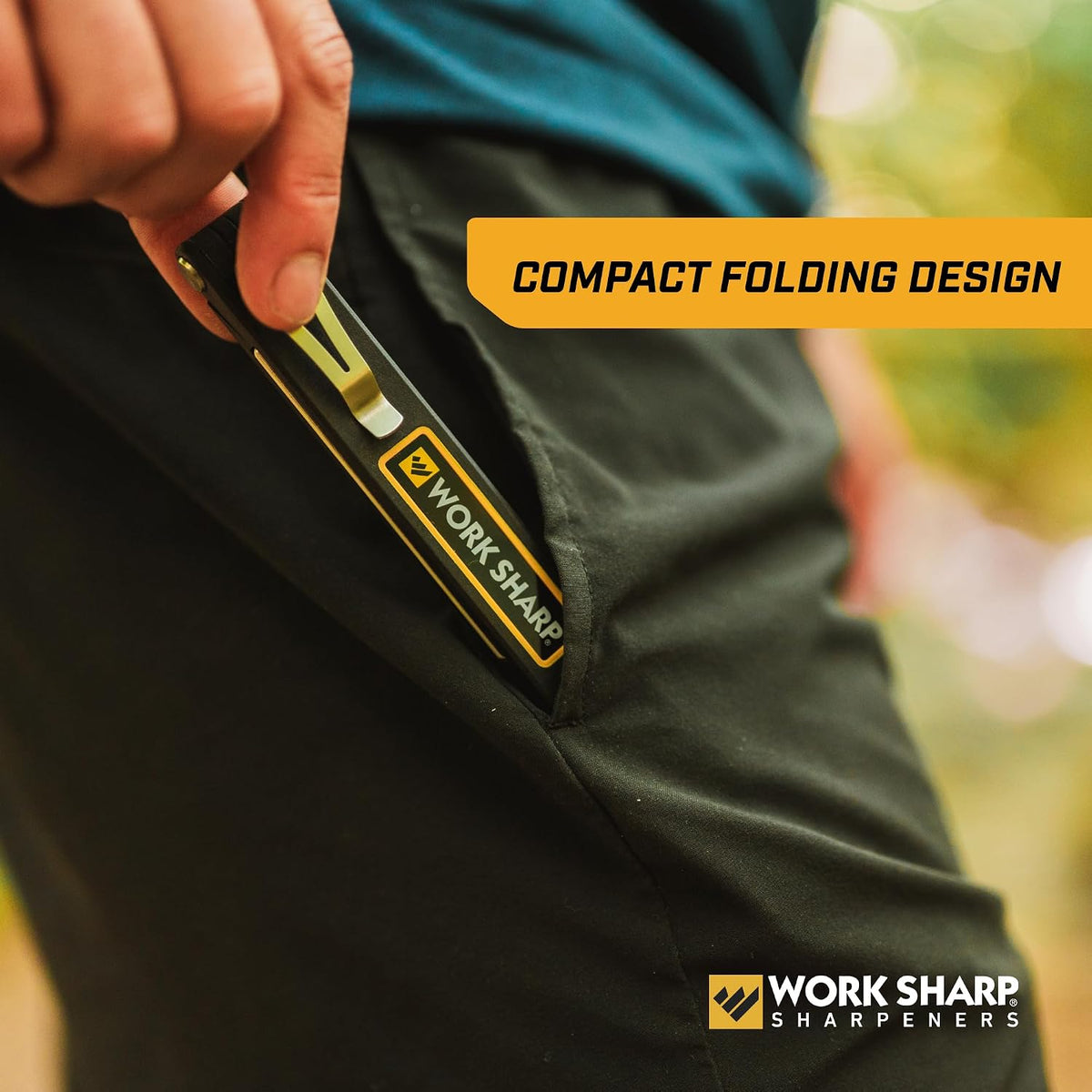 Folding Field Sharpener for Knives and Tools - Compact Portable Knife Edge Maintenance Gear For Tradesmen Craftsmen & Outdoor Professionals