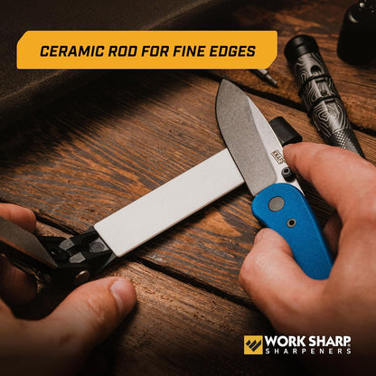 Folding Field Sharpener for Knives and Tools - Compact Portable Knife Edge Maintenance Gear For Tradesmen Craftsmen & Outdoor Professionals