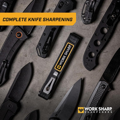 Folding Field Sharpener for Knives and Tools - Compact Portable Knife Edge Maintenance Gear For Tradesmen Craftsmen & Outdoor Professionals