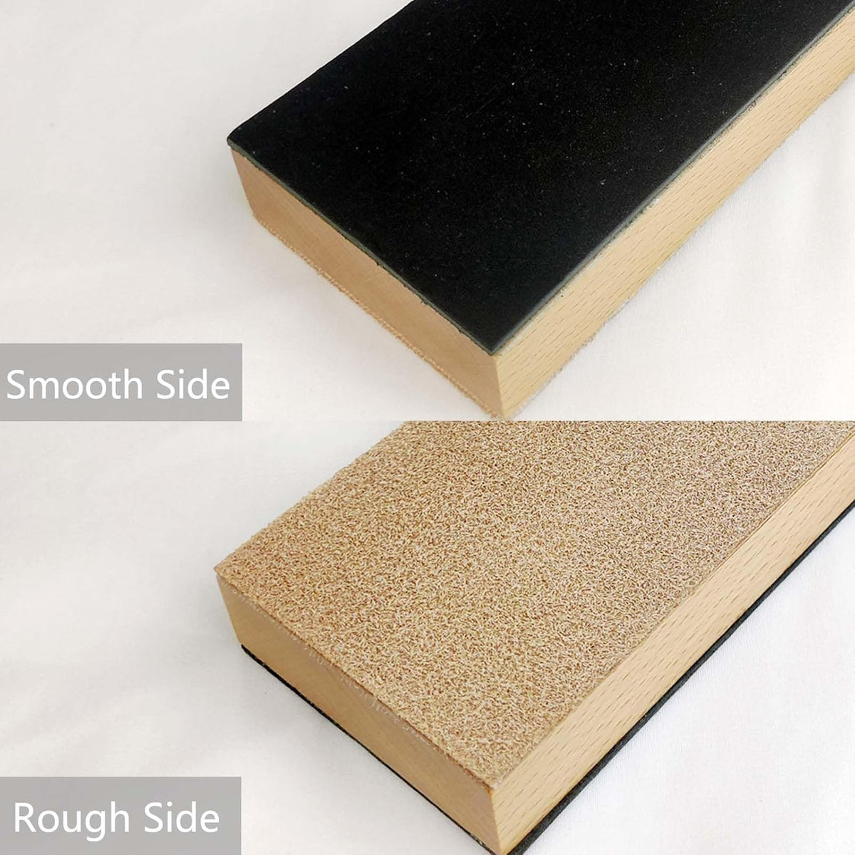 Large Size Polishing Sharpening Stone,Grit 10000# Knife Sharpener Whetstone Final Fine Polishing Natural Green Honing Oilstone for Knives Tools,Cutting Tools 180 * 60 * 30mm with Bamboo Base