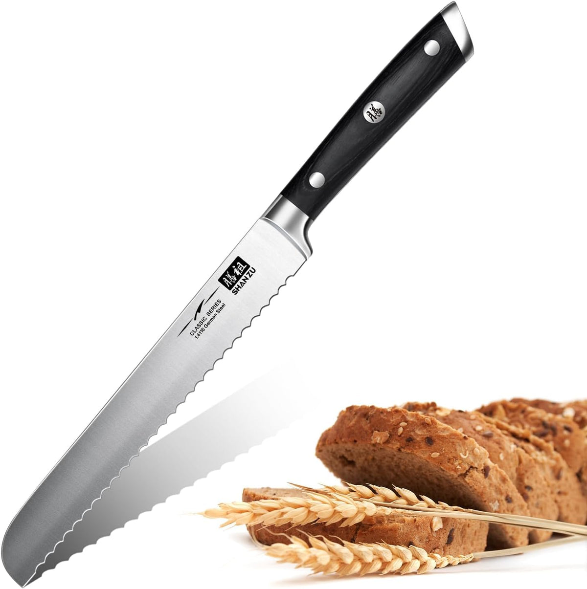 Chef Knife, Santoku Knife, Santoku Chef Knife 7 Inch High Carbon German Steel Chef Kitchen Knife with Gift Box
