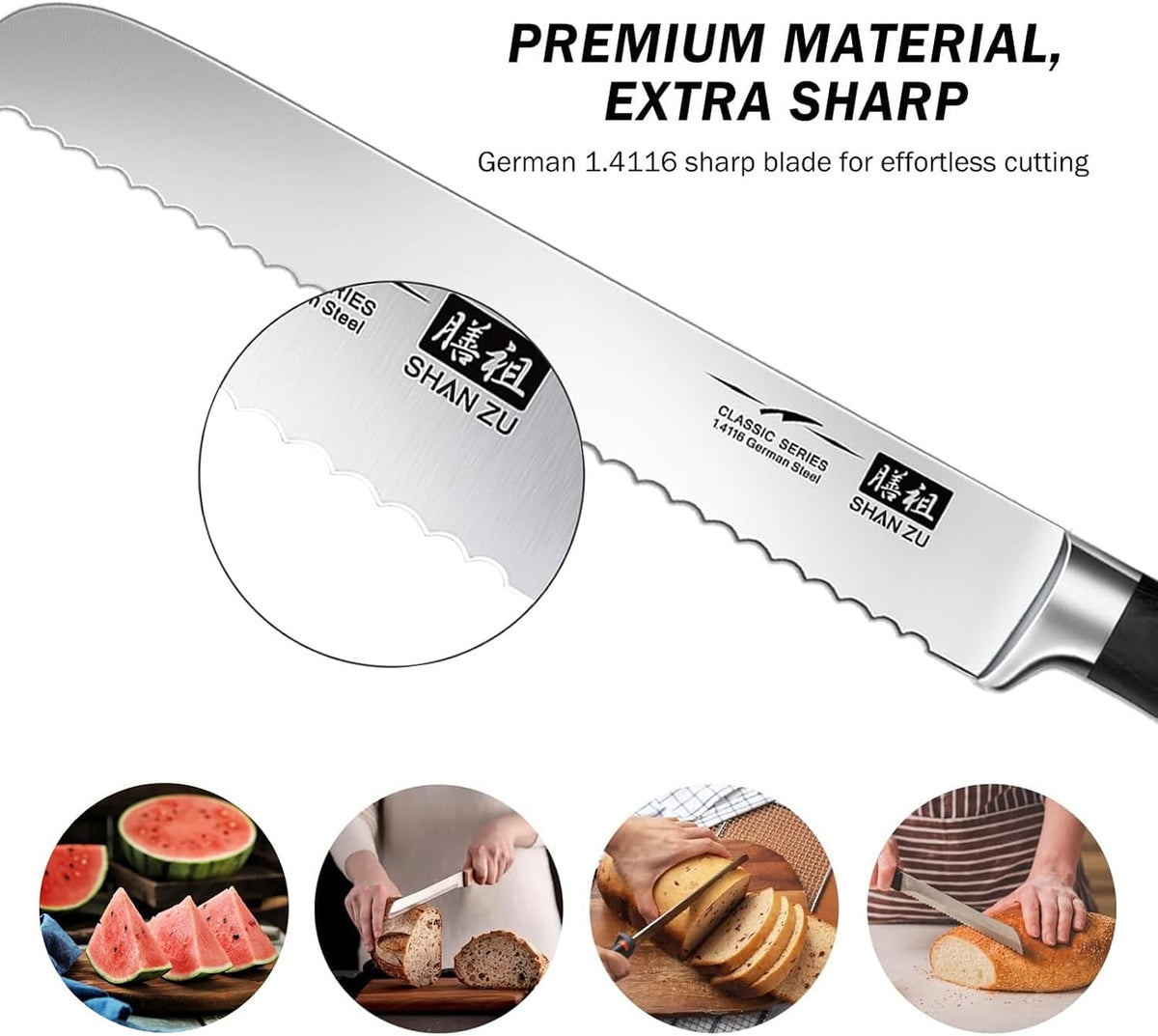 Chef Knife, Santoku Knife, Santoku Chef Knife 7 Inch High Carbon German Steel Chef Kitchen Knife with Gift Box