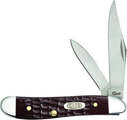 Case XX WR Pocket Knife Amber Bone Peanut Item #045 - (6220 SS) - Length Closed: 2 7/8 Inches