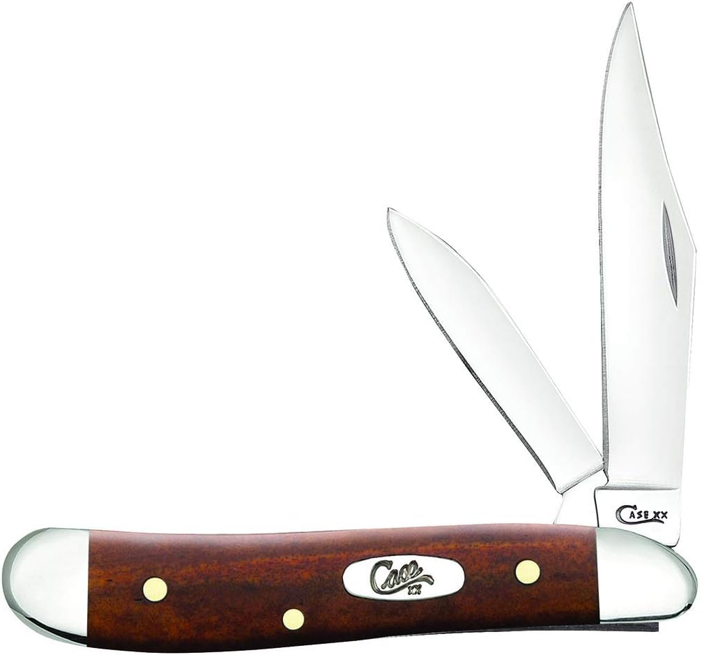 Case XX WR Pocket Knife Amber Bone Peanut Item #045 - (6220 SS) - Length Closed: 2 7/8 Inches