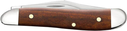 Case XX WR Pocket Knife Amber Bone Peanut Item #045 - (6220 SS) - Length Closed: 2 7/8 Inches