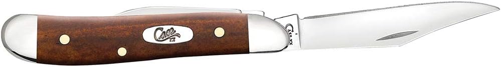 Case XX WR Pocket Knife Amber Bone Peanut Item #045 - (6220 SS) - Length Closed: 2 7/8 Inches