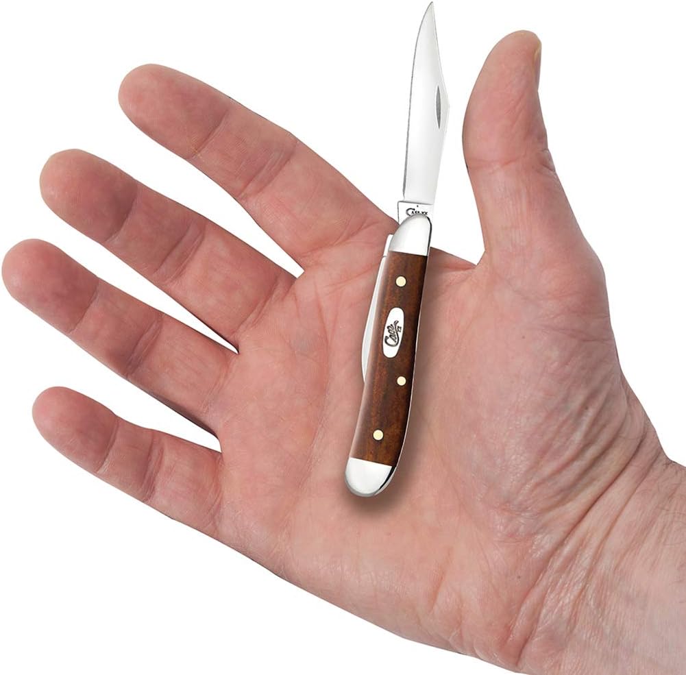 Case XX WR Pocket Knife Amber Bone Peanut Item #045 - (6220 SS) - Length Closed: 2 7/8 Inches