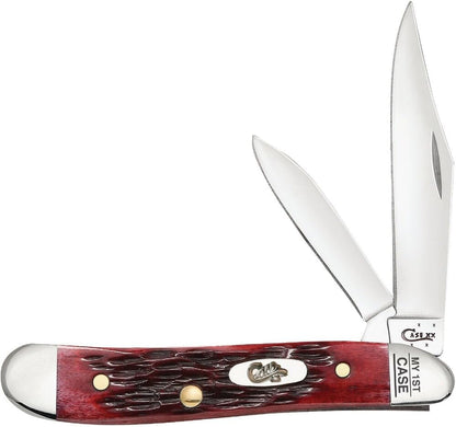 Case XX WR Pocket Knife Amber Bone Peanut Item #045 - (6220 SS) - Length Closed: 2 7/8 Inches
