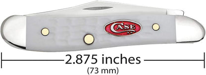Case XX WR Pocket Knife Amber Bone Peanut Item #045 - (6220 SS) - Length Closed: 2 7/8 Inches