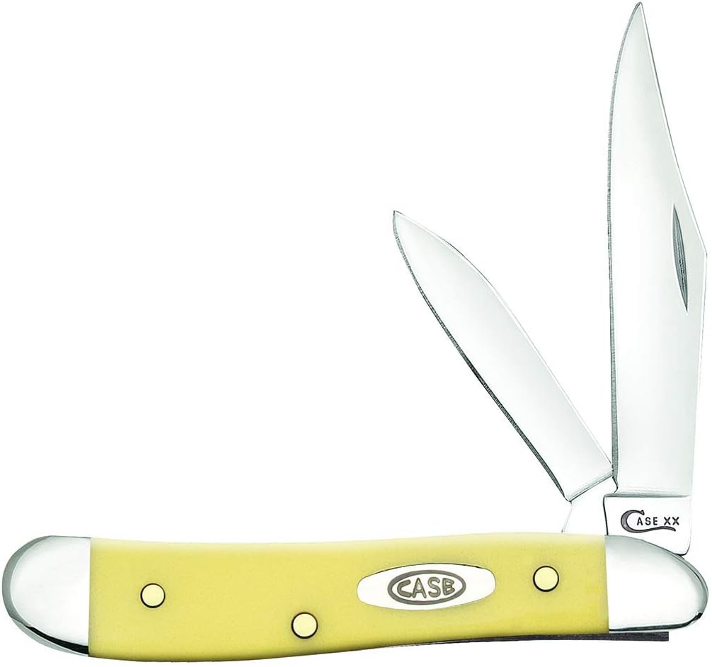 Case XX WR Pocket Knife Amber Bone Peanut Item #045 - (6220 SS) - Length Closed: 2 7/8 Inches