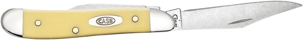 Case XX WR Pocket Knife Amber Bone Peanut Item #045 - (6220 SS) - Length Closed: 2 7/8 Inches
