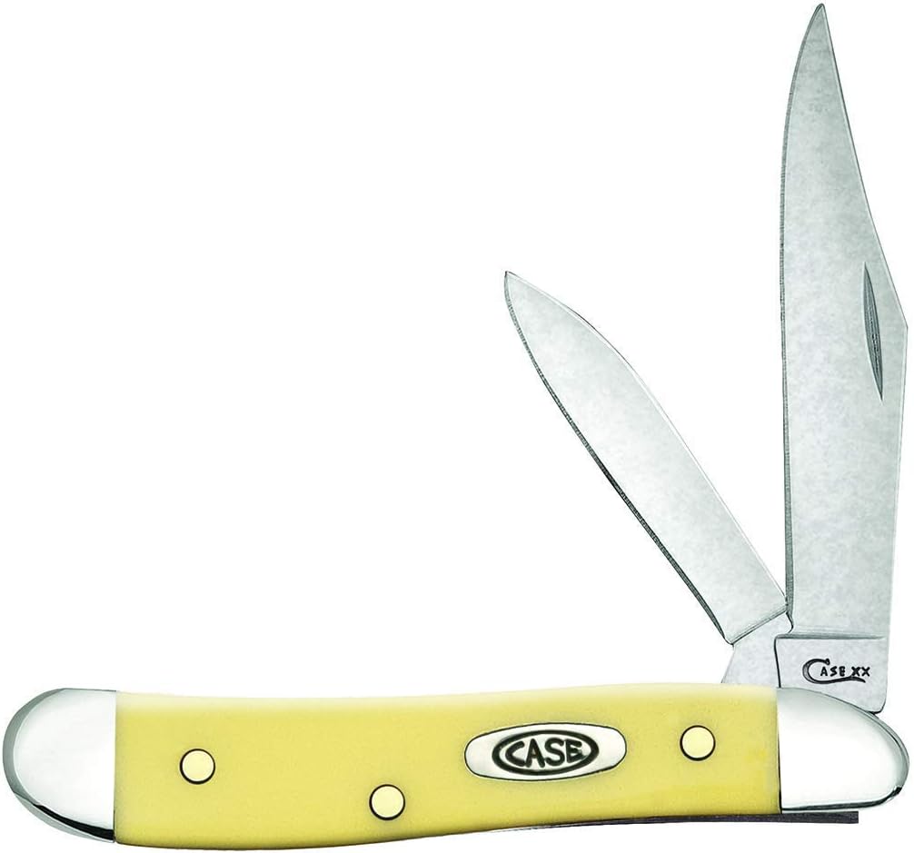 Case XX WR Pocket Knife Amber Bone Peanut Item #045 - (6220 SS) - Length Closed: 2 7/8 Inches